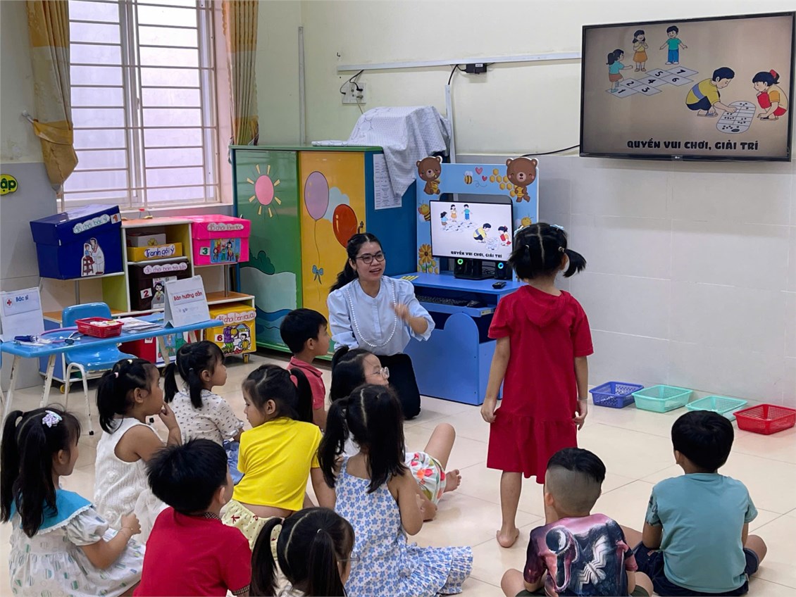 Hội thi Giáo viên mầm non dạy giỏi cấp Quận
