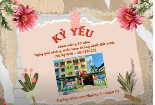 Kỷ yếu trường Mầm non Phường 3 (1976 - 2025)