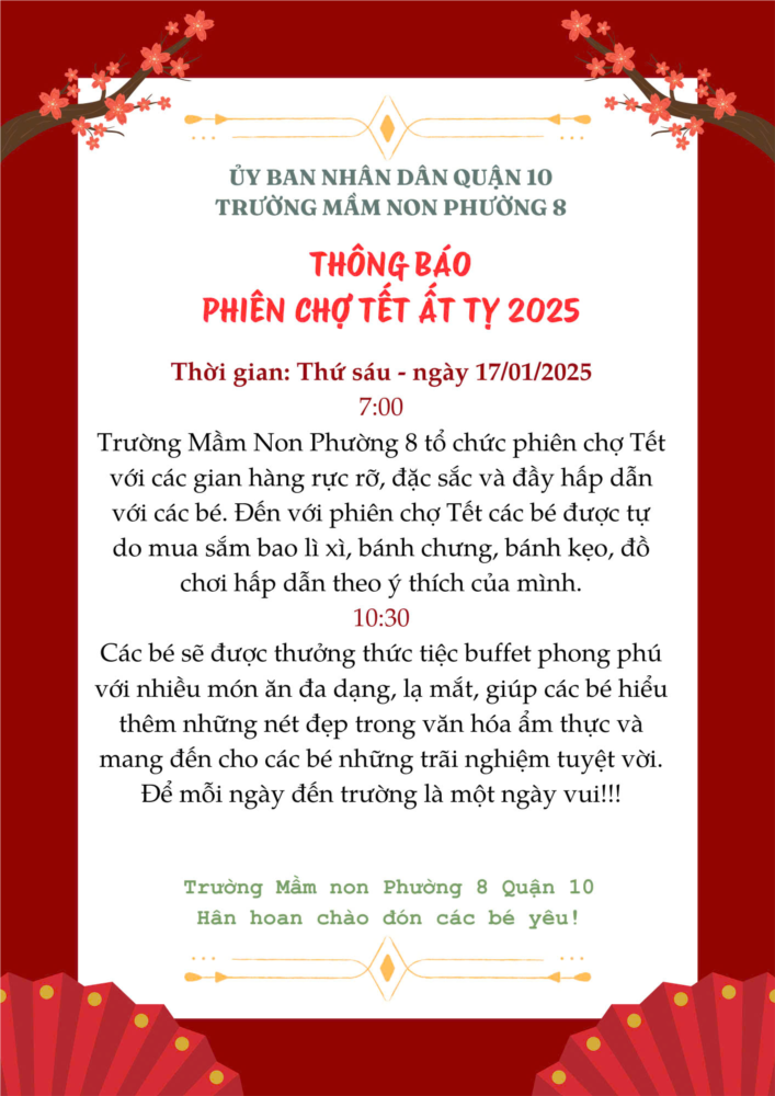Phiên chợ tết xuân ất tỵ 2025