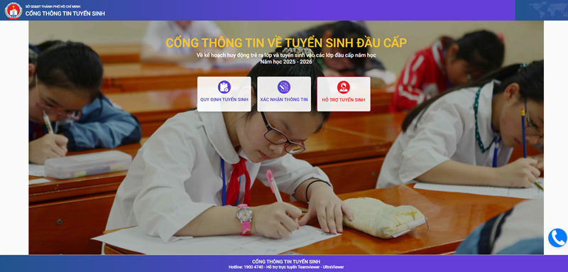 Hướng dẫn rà soát - xác nhận thông tin tuyển sinh trực tuyến qua hệ thống tuyển sinh đầu cấp (Phiên bản dành cho PHHS)