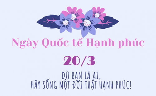 Trường mầm non quận 11 hưởng ứng ngày quốc tế hạnh phúc 
20 tháng 03