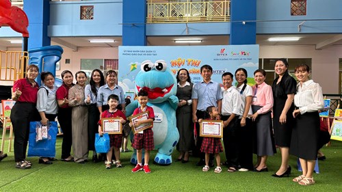 Hội thi “Bé vẽ sáng tạo cùng Bitex  cấp Quận năm học 2024-2025