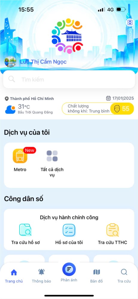 Ứng dụng công dân số Thành phố Hồ Chí Minh