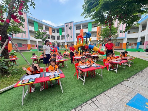 Hội thi  Bé vẽ sáng tạo cùng Bitex 