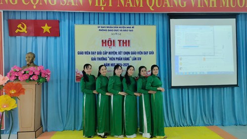 Trường Mầm non Sao Mai tham gia Hội thi giáo viên dạy giỏi cấp huyện, xét chọn giải thưởng   Viên phấn vàng  lần thứ XIV năm học 2024-2025