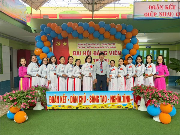 Đại hội chi bộ trường mầm non sen hồng -  lần thứ viii, nhiệm kỳ 2025-2027