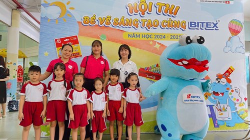 🌻🌻Ngày 2/4/2025 Các bé Trường Mầm non Sen Hồng 1 tham gia Hội thi Bé vẽ sáng tạo cùng Bitex do Phòng Giáo dục và Đào tạo thành phố Thủ Đức tổ chức.🌻🌻  
🌻🌻  Chúc mừng các con đã hoàn thành tốt bài thi của mình.🌻🌻
