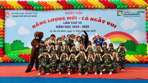 GIẢI NHẤT CHO SỰ CỐ GẮNG, KIÊN TRÌ TẬP LUYỆN, DỄ THƯƠNG CỦA CÁC BÉ  VÀ SỰ NHIỆT HUYẾT , QUYẾT TÂM, ĐOÀN KẾT VƯỢT KHÓ CỦA CÁC CÔ GIÁO TRƯỜNG MẦM NON SÓC NÂU! KẾT QUẢ THẬT XỨNG ĐÁNG! (Hội thi năng lượng mới, cả ngày vui cấp Thành phố ngày 11/4/2025)