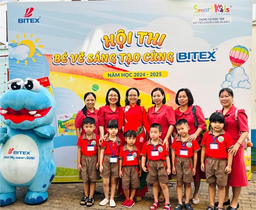 Hội thi  bé vẽ sáng tạo cùng bitex - cấp quận - năm học 2024-2025