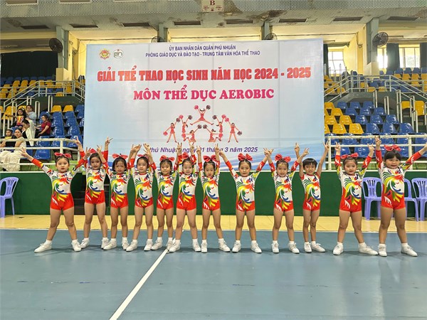 Hội thi aerobic cấp quận năm học 2024-2025
