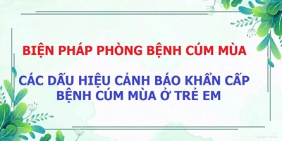 Thông báo V/v phòng chống bệnh cúm mùa
