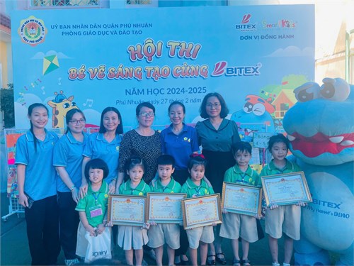 Hội thi  Bé vẽ sáng tạo cùng Bitex  cấp quận, năm học 2024 - 2025