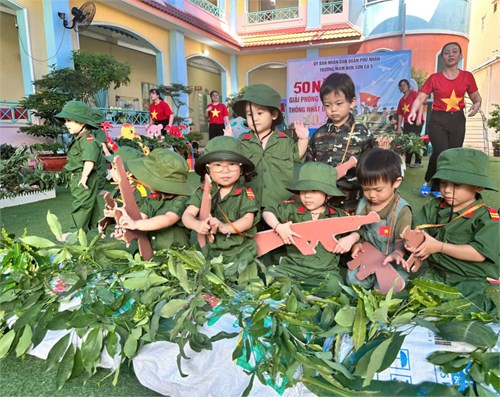 Trò chơi vận động liên hoàn nhà trẻ