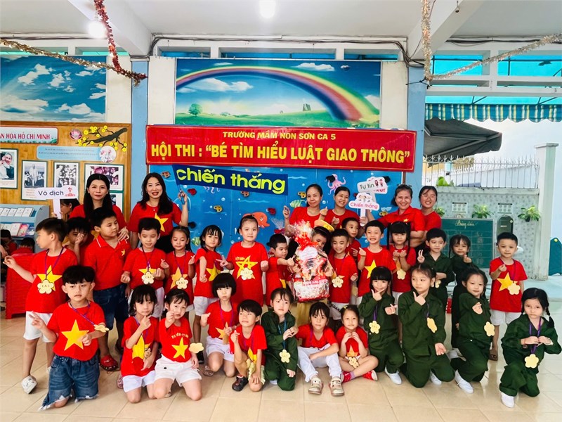 Hội thi  bé tìm hiểu luật giao thông  năm học 2024-2025