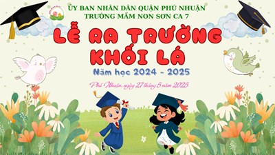 Lễ ra trường khối Lá