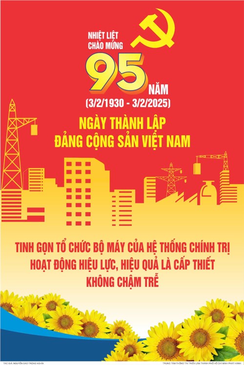 Kỷ niệm 95 năm ngày thành lập đảng cộng sản việt nam (03/02/1930- 03/02/2025)