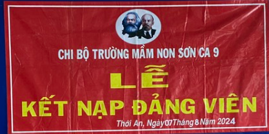 Lễ kết nạp đảng năm 2024