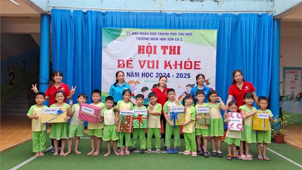 Hội thi  bé vui khỏe 
năm học 2024 - 2025