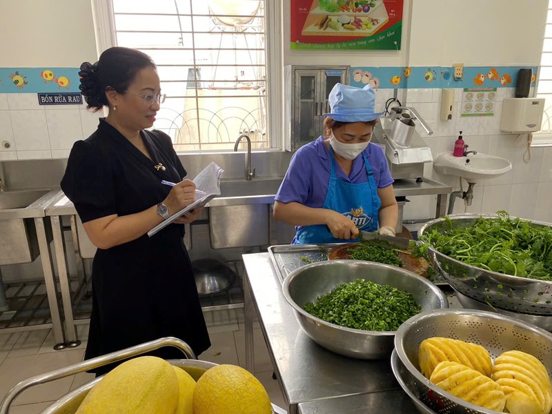 Hội thi “Tay nghề cấp dưỡng giỏi” năm học 2024-2025.