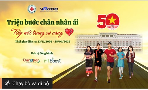 Trường Mầm non Tân Hòa tổ chức thực hiện Chiến dịch  Triệu bước chân nhân ái - Tiếp nối trang sử vàng”.
