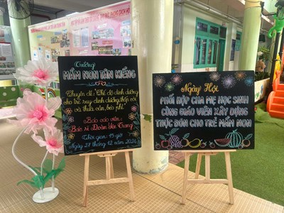 Ngày hội Phối hợp Cha mẹ học sinh cùng giáo viên xây dựng thực đơn cho trẻ