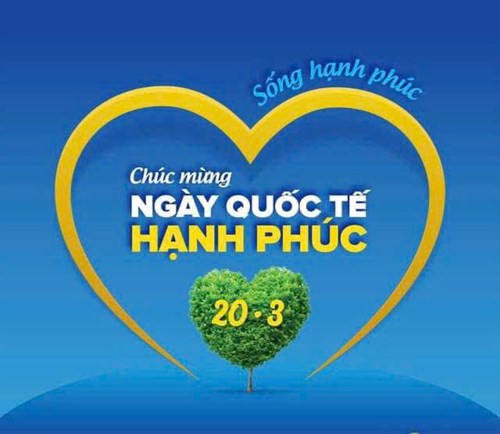 Chúc mừng ngày Quốc tế Hạnh phúc