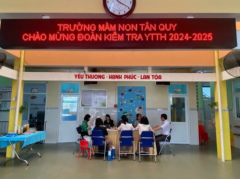 Đoàn kiểm tra ytth - kiểm tra bếp ăn tập thể