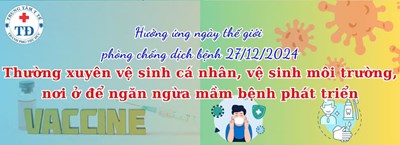 Hưởng ứng ngày thế giới phòng chống dịch bệnh 27/12