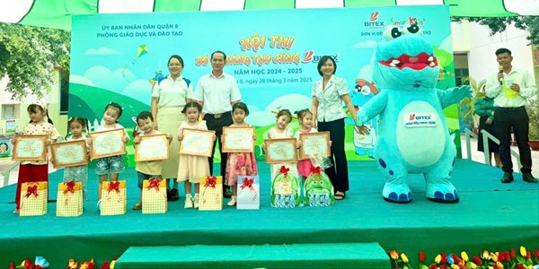 Học sinh trường Mầm non Thỏ Ngọc tham gia Hội thi “Bé sáng tạo cùng BiTex” cấp Quận năm học 2024-2025