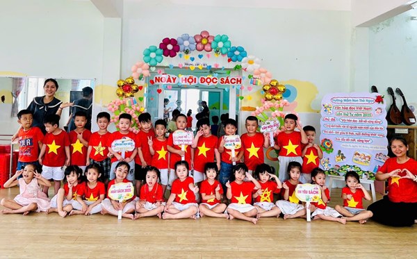 Ngày 26/4/2025 Trường Mầm non Thỏ Ngọc tổ chức NGÀY HỘI ĐỌC SÁCH - LẦN THỨ 4