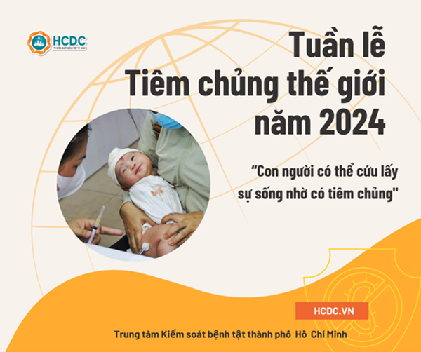 Về hưởng ứng Tuần lễ Tiêm chủng thế giới.