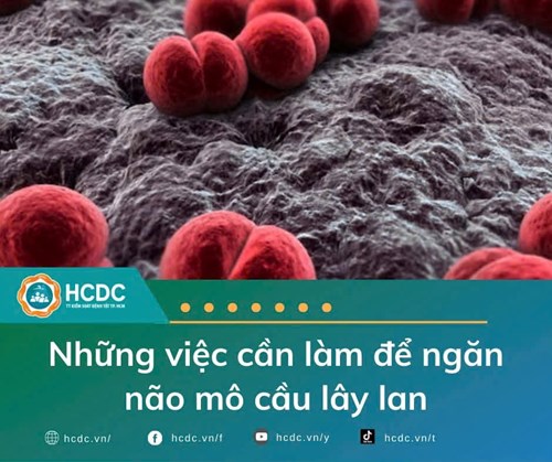 Những việc cần làm để ngăn não mô cầu lây lan
