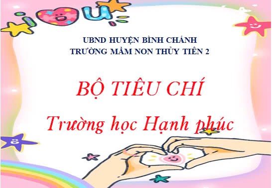 Bộ tiêu chí Trường học Hạnh phúc trong các cơ sở giáo dục trên địa bàn Thành phố Hồ Chí Minh
