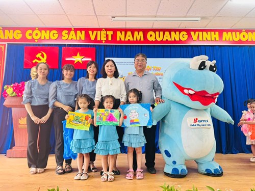 Trường MN Thủy Tiên 2 đạt giải Nhất hội thi Bé vui sáng tạo cùng Bitex cấp Huyện năm học 2024-2025