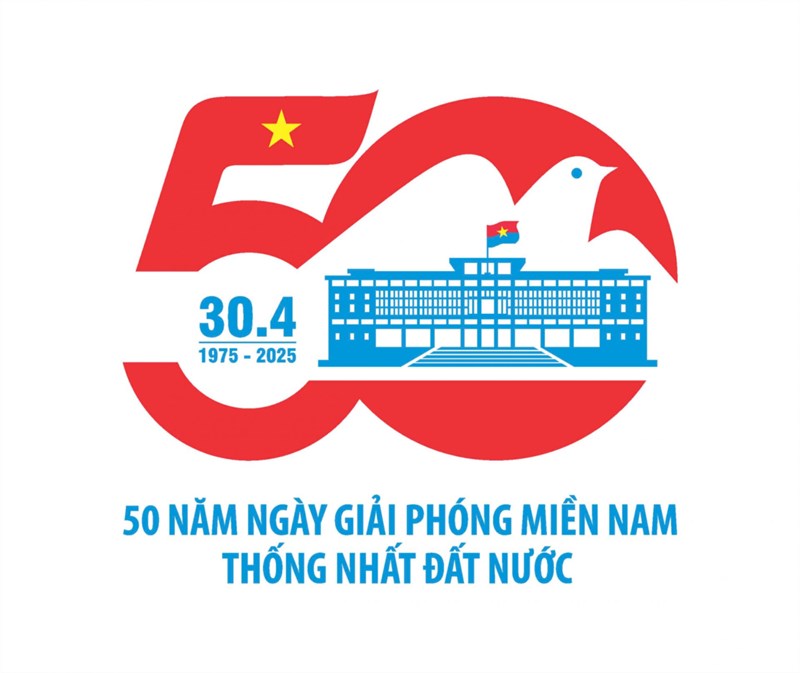 Ý nghĩa Logo Kỷ niệm 50 năm ngày Giải phóng miền Nam, thống nhất đất nước (30/4/1975 - 30/4/2025)