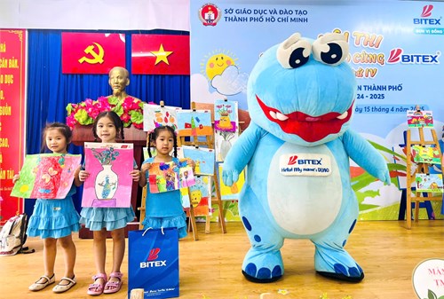 Hội thi:  Bé vẽ sáng tạo cùng Bitex 