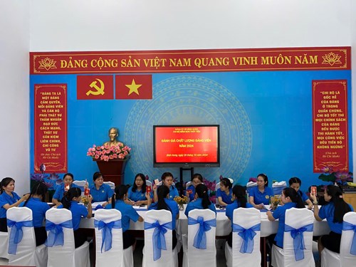 Đánh giá chất lượng đảng viên năm 2024