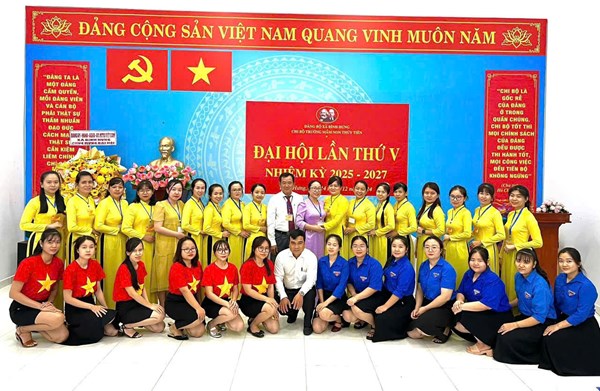Đại hội Chi bộ trường Mầm non Thủy Tiên lần thứ V, nhiệm kỳ 2025-2027