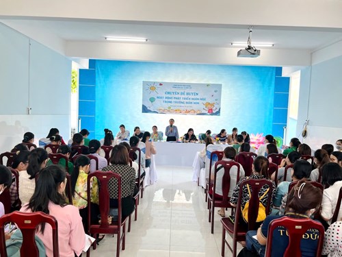 Chuyên đề cấp Huyện  Hoạt động phát triển ngôn ngữ 