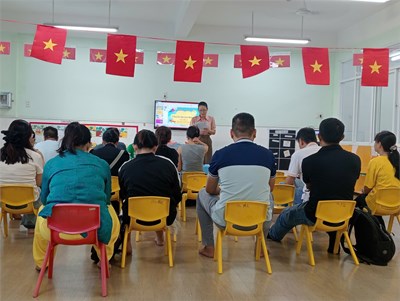 Trường Mầm non Trạng Nguyên tổ chức họp cha mẹ học sinh, lần 3, năm học 2024-2025.