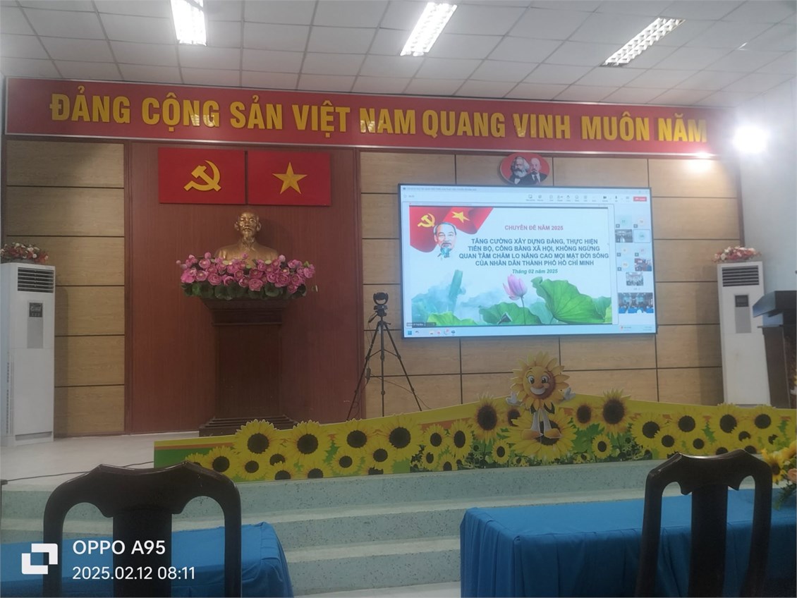 Hội nghị  trực tuyến về học tập, quán triệt, triển khai thực hiện chuyên đề:  Học tập và làm theo tư tưởng, đạo đức, phong cách Hồ Chí Minh .