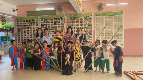 Trường Mầm Non Trường Thạnh vinh dự đón đoàn chấm thi “Giáo viên dạy giỏi cấp Thành phố Thủ Đức” : Cô Kiều Mỹ Chi - Phó trưởng Phòng Giáo dục và Đào tạo, Cô Triệu Tuyết Mai - Phó trưởng Phòng Giáo dục và Đào tạo, các Cô Chuyên viên Phòng Giáo dục và Đào tạo TP Thủ Đức.