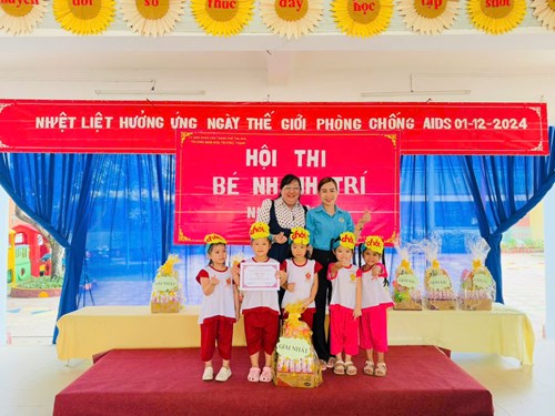 Ngày 13/3/2025 trường mầm non Trường Thạnh đã tổ chức “Hội thi Bé Nhanh Trí” đã diễn ra vào sáng ngày 11/04/2025.