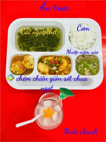 Kế hoạch thực đơn tuần 1 tháng 5 năm 2025 (Tuần lễ từ 5/5/2025 - 9/5/2025)