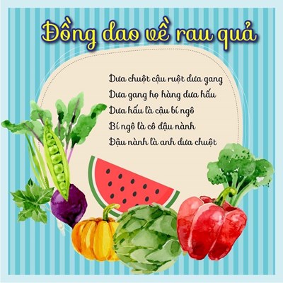 Đồng dao về rau quả