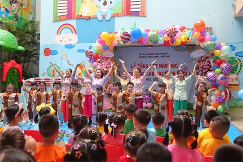 Trường Mầm non Tuổi Thơ tổ chức Lễ tổng kết năm học - Lễ ra trường cho học sinh khối Lá, Năm học 2023 – 2024