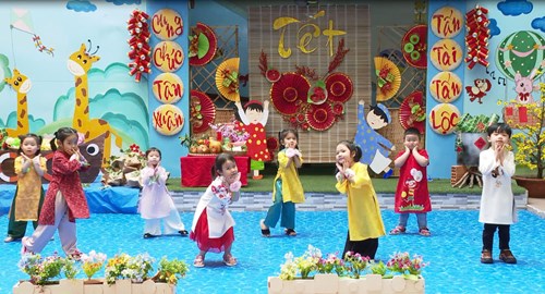 Trường Mầm non Tuổi Thơ với các hoạt động Xuân Ất Tỵ năm 2025