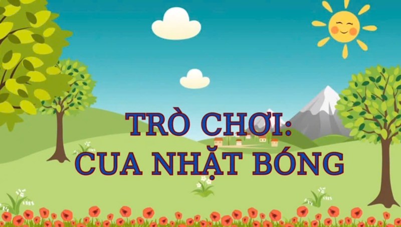 Trò chơi: cua nhặt bóng (lớp lá 3)