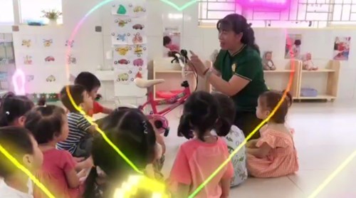 Nhận biết chiếc xe đạp ( Nhà trẻ 2 )
