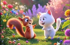 Truyện Sóc Nâu và Mèo Trắng